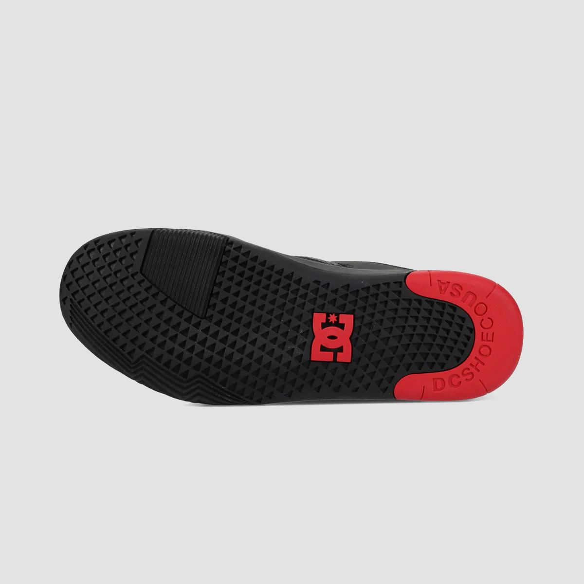 DC Metric Shoes - Grey/Grey/Red - Image 4