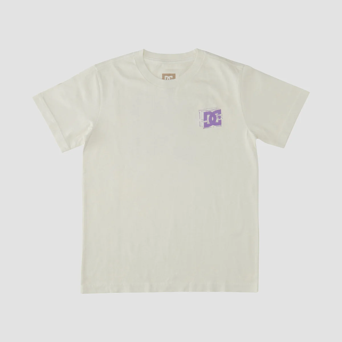 DC Mid Century T-Shirt Lily White Enzyme Wash - Kids - Image 2