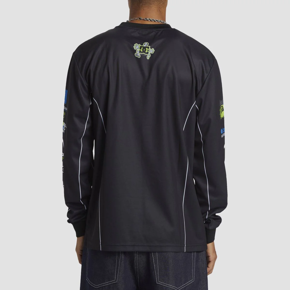 DC Offroad Longsleeve Jersey T-Shirt Black - Image 2