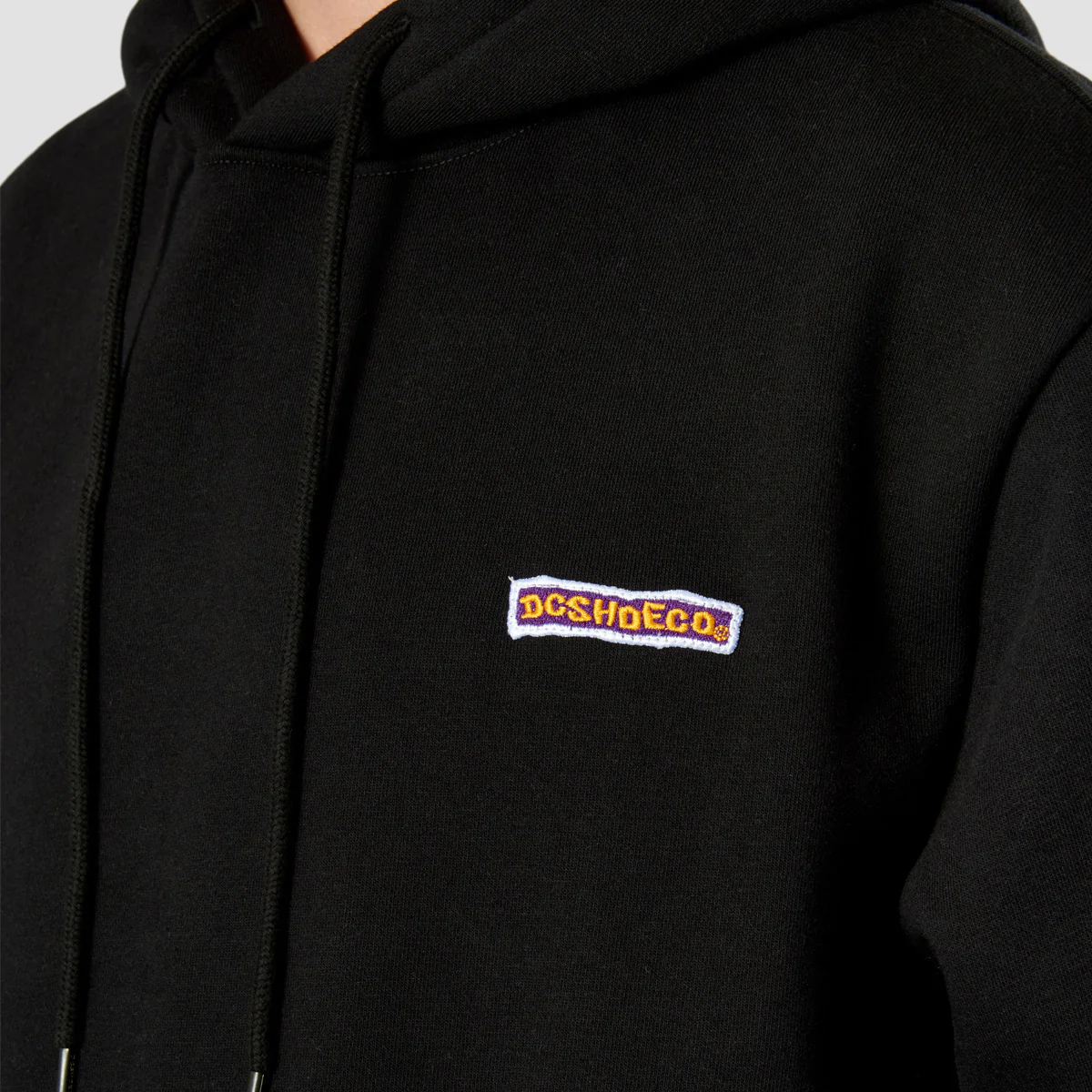 DC Patchit Pullover Hoodie Black - Image 2
