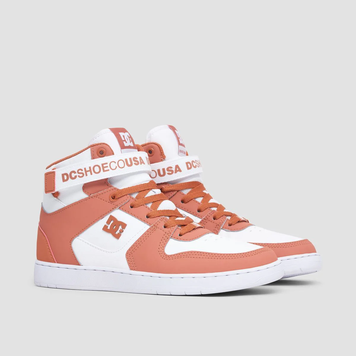DC Pensford Shoes - White/Citrus - Image 2