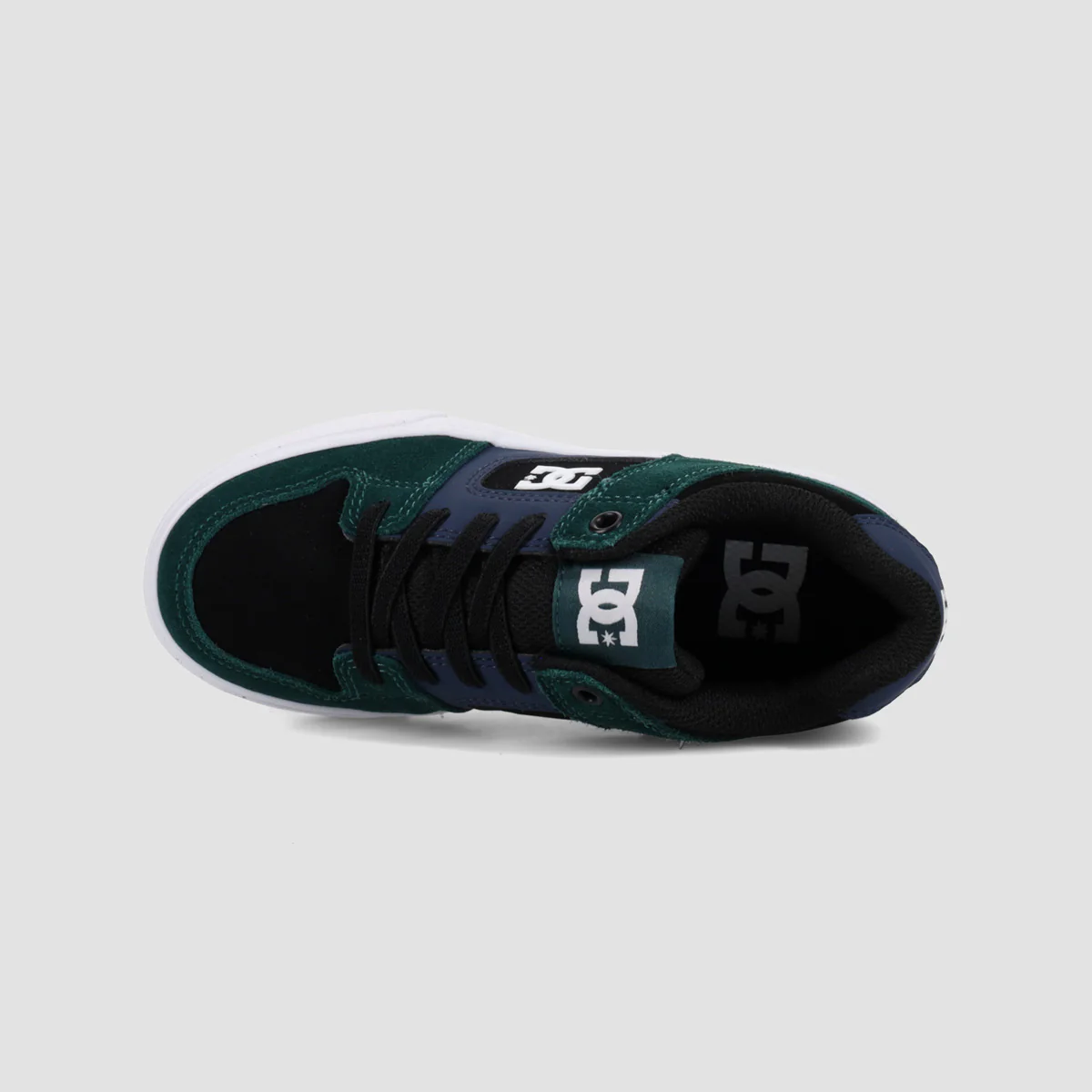 DC Pure Elastic Shoes - Green/Navy/Black - Kids - Image 3