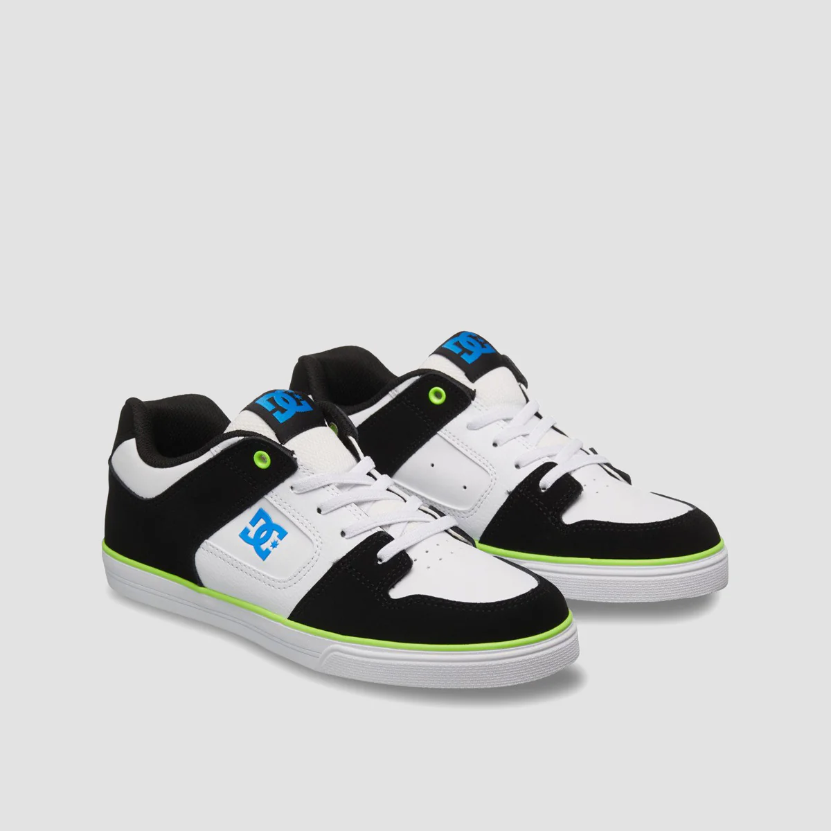 DC Pure Elastic Shoes - White/Green/Black - Kids - Image 2