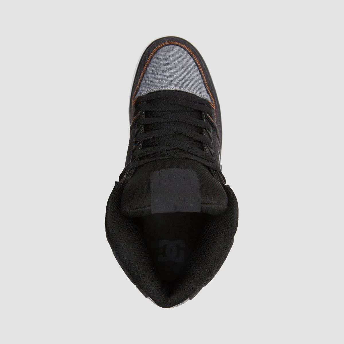 DC Pure High-Top WC Shoes - Black/Armor/Black - Image 2