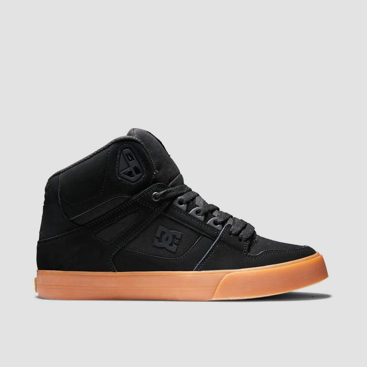 DC Pure High-Top WC Shoes - Black/Gum - Image 2