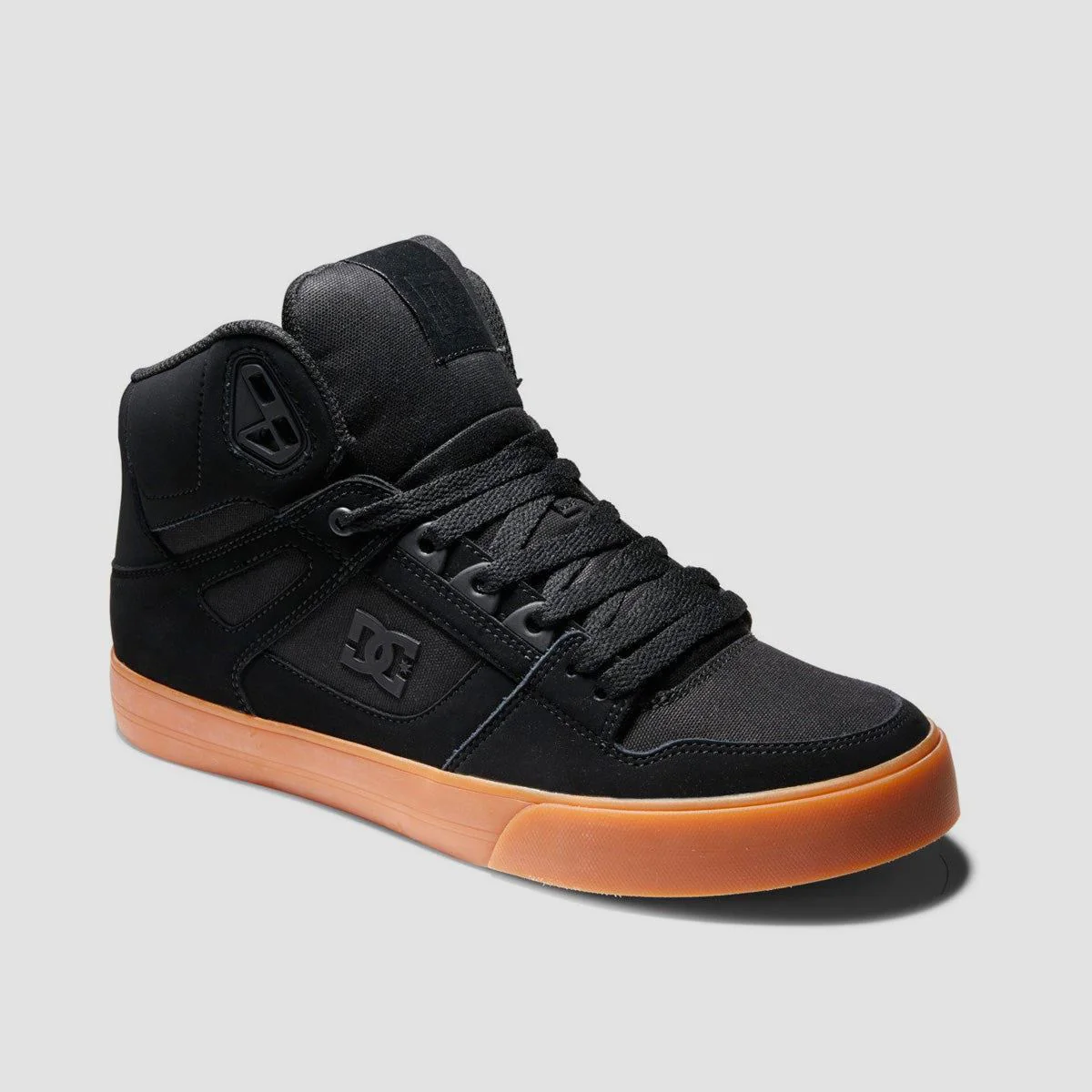 DC Pure High-Top WC Shoes - Black/Gum - Image 3