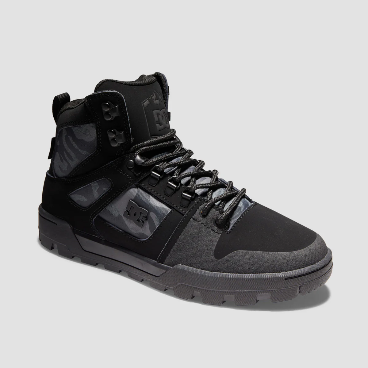 DC Pure High-Top WR Boots Black/Grey - Image 2