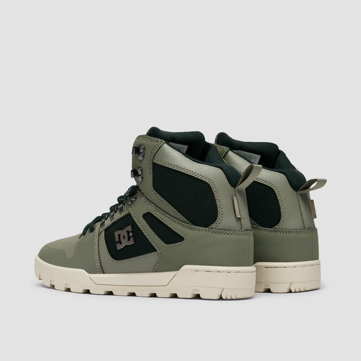 DC Pure High-Top WR Boots - Green/Black/White - Image 3