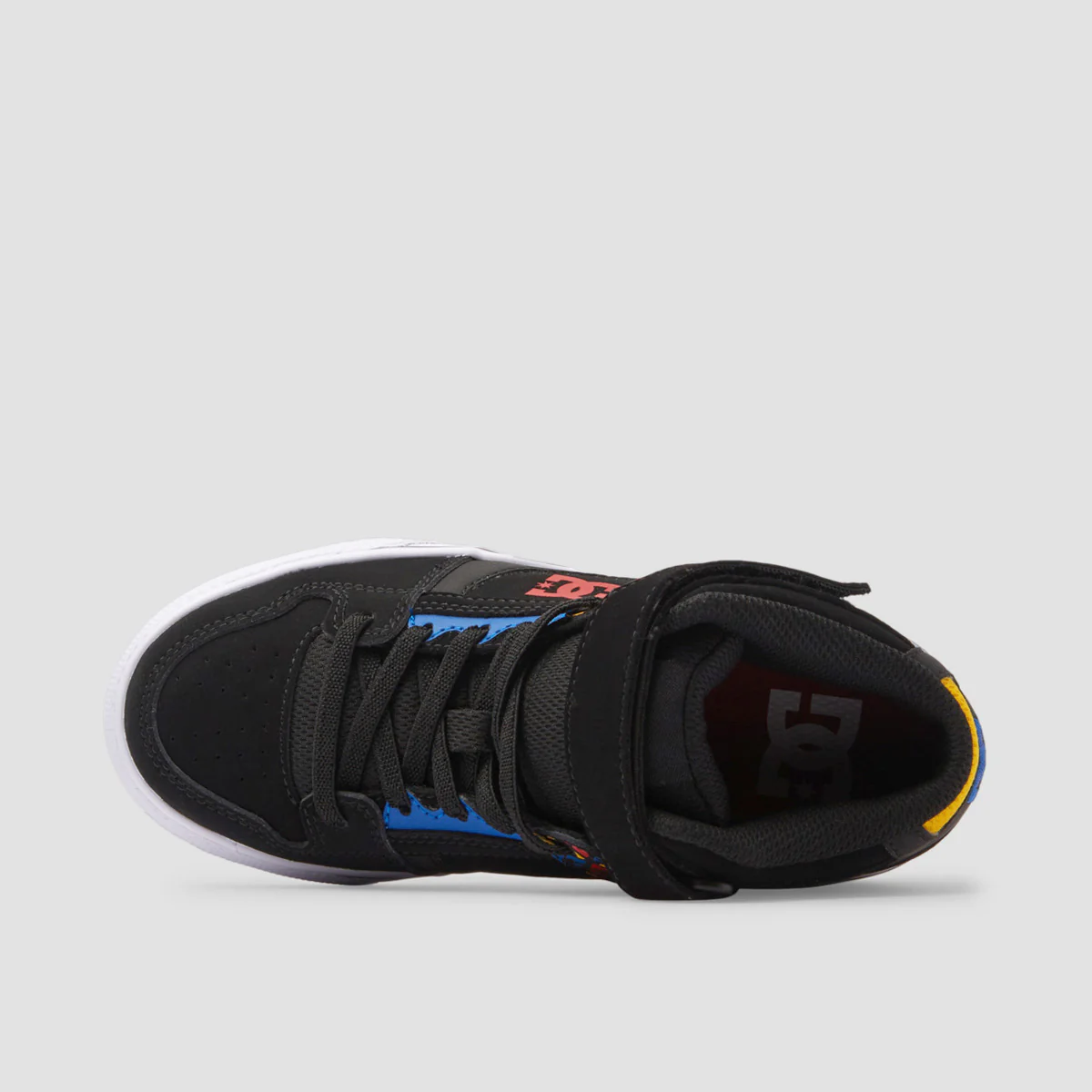 DC Pure HT EV High Top Shoes - Black/Red Print - Kids - Image 4