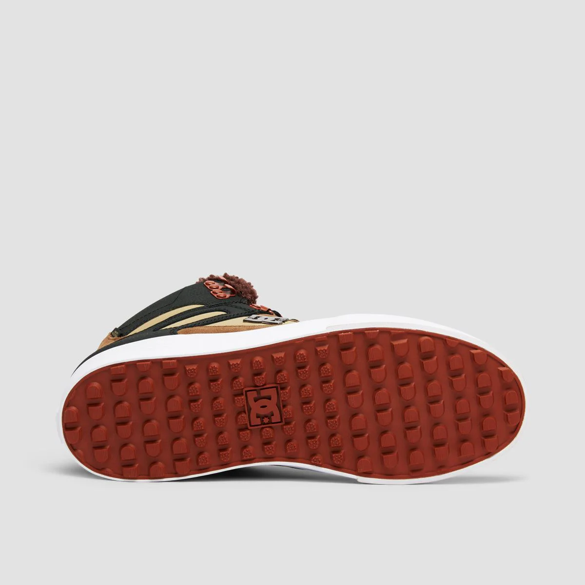 DC Pure HT WC WNT High Top Shoes - Brown/Brown/Green - Image 5