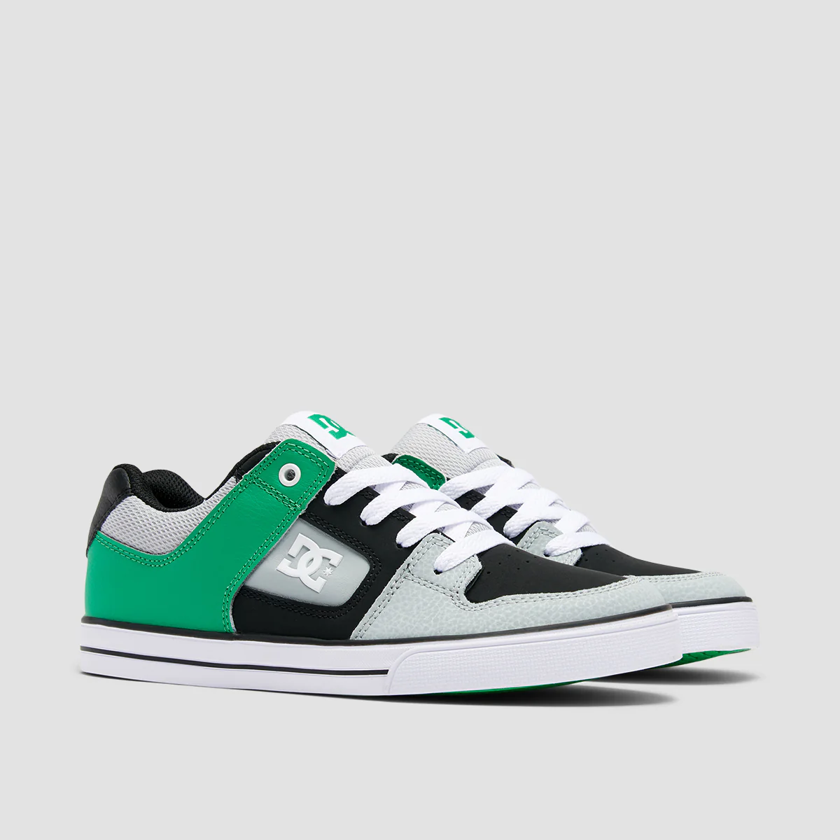 DC Pure Shoes - Black/Kelly Green - Kids - Image 2