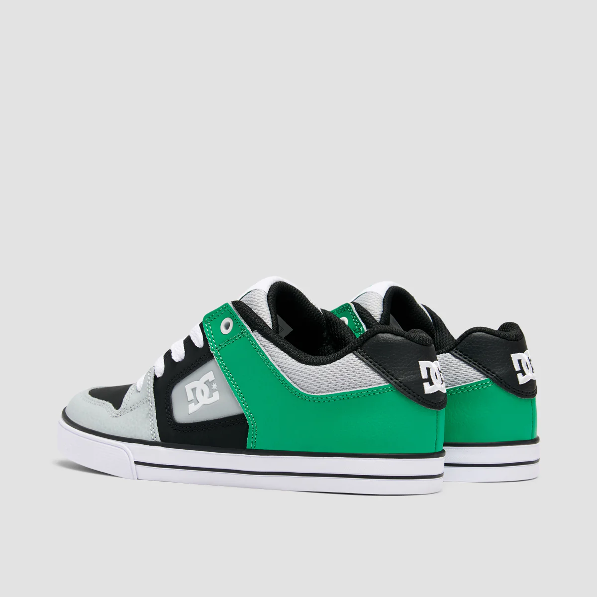 DC Pure Shoes - Black/Kelly Green - Kids - Image 3