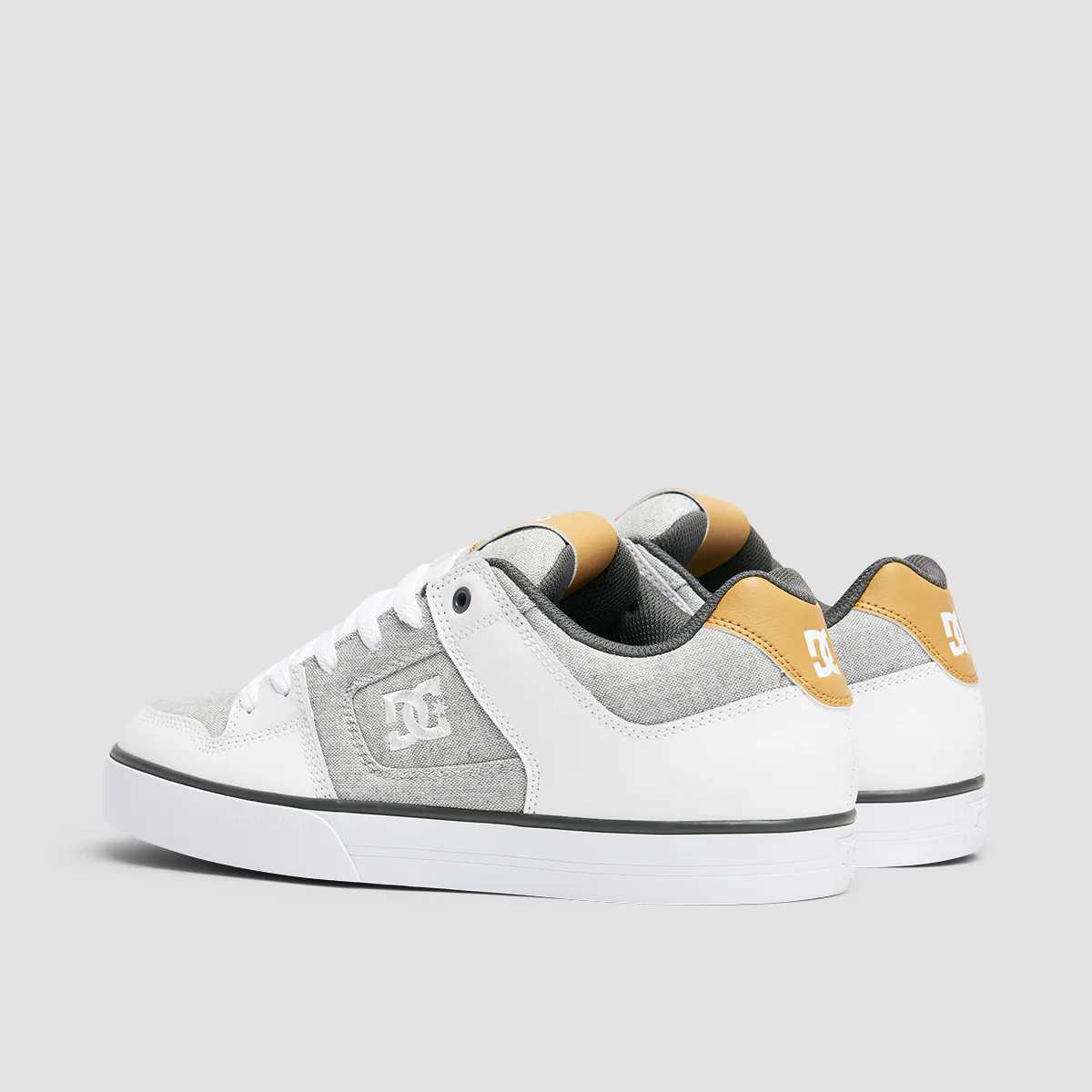 DC Pure Shoes - Grey/White/Grey - Image 3