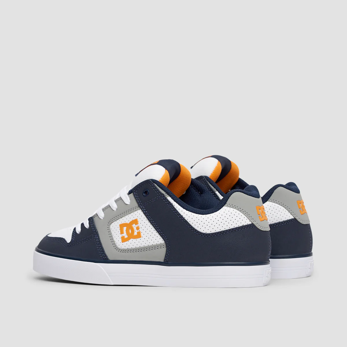 DC Pure Shoes - White/Grey/Blue - Image 3
