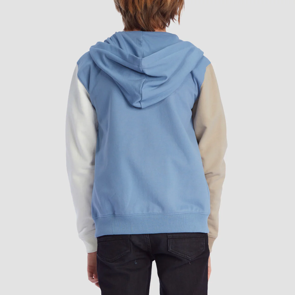 DC Riot 2 Zip Hoodie Faded Denim Colour Block - Kids - Image 2
