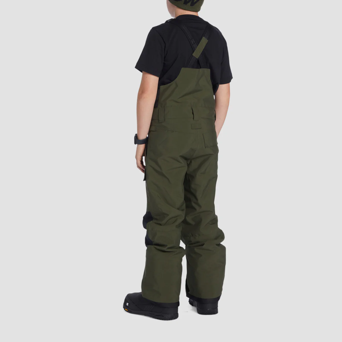 DC Roadblock Snow Bib Pants Deep Depths - Kids - Image 2
