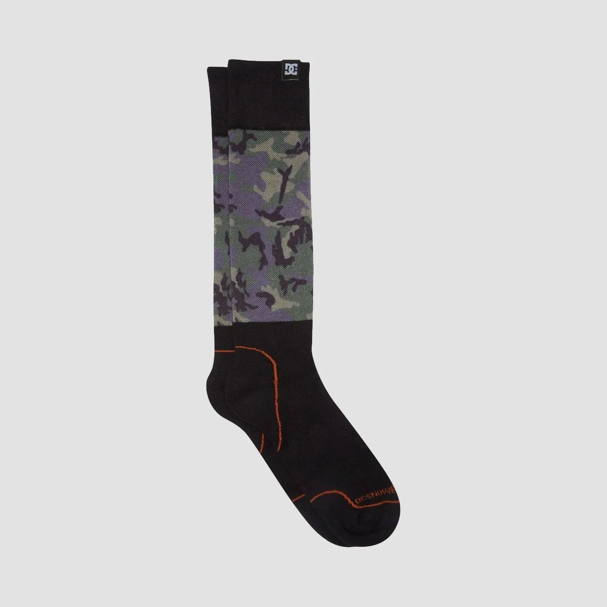 DC Sanctioned Snow Socks Woodland Camo Castlerock