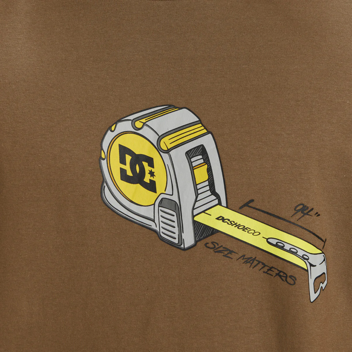 DC Size Matters T-Shirt Otter - Image 2