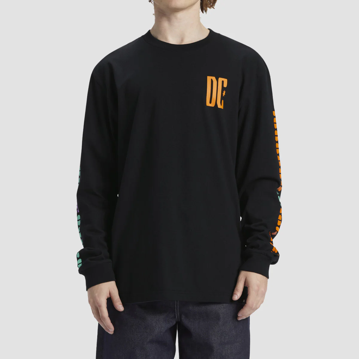 DC Sportster Longsleeve T-Shirt Black - Image 3