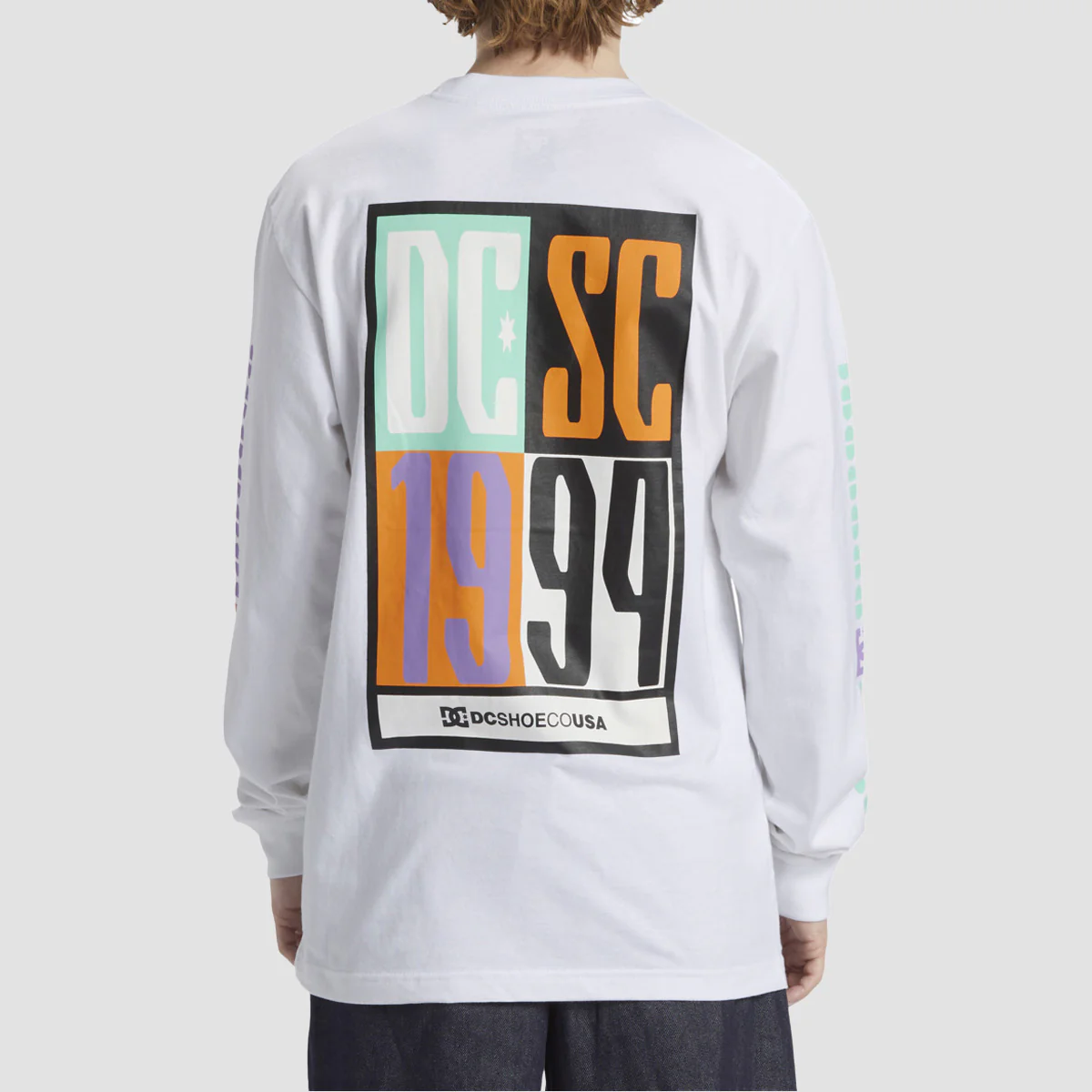 DC Sportster Longsleeve T-Shirt White - Image 2