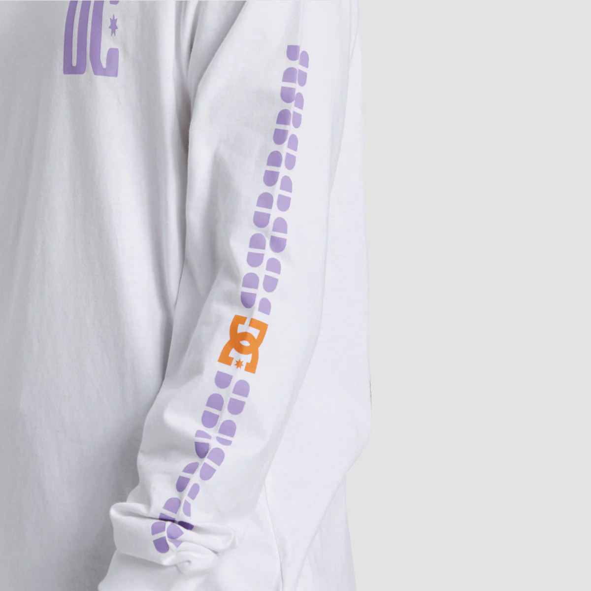 DC Sportster Longsleeve T-Shirt White - Image 3
