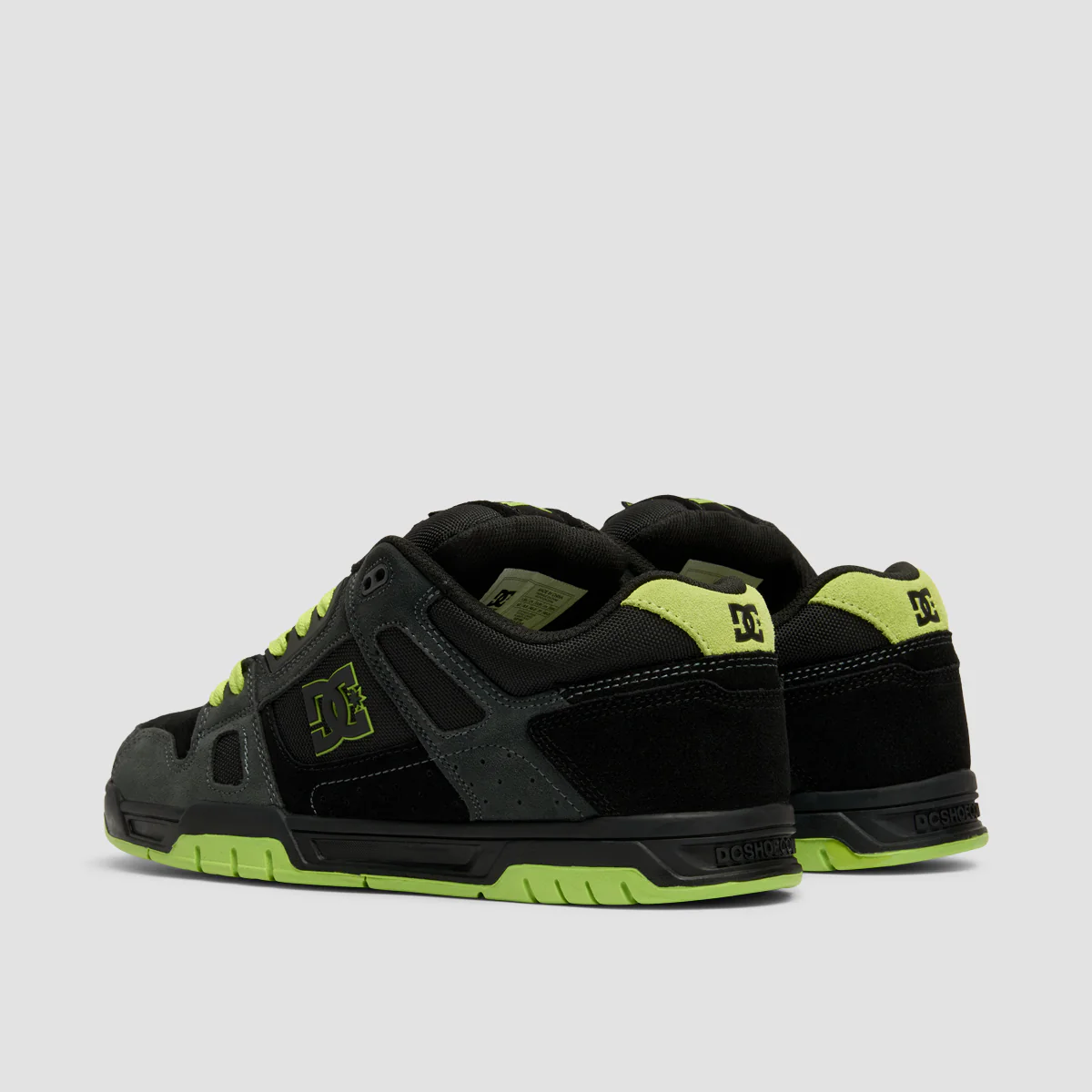 DC Stag Shoes - Black/Grey - Image 3