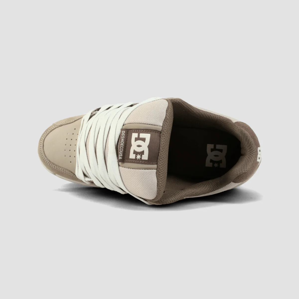 DC Stag Shoes - Taupe/Off White - Image 3