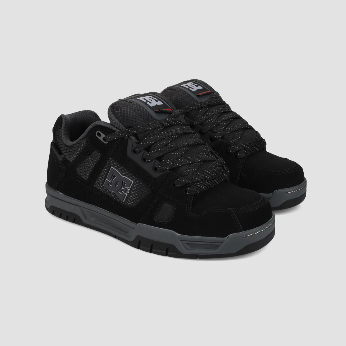 DC Stag WNT Shoes - Black/Grey/Red - Image 2