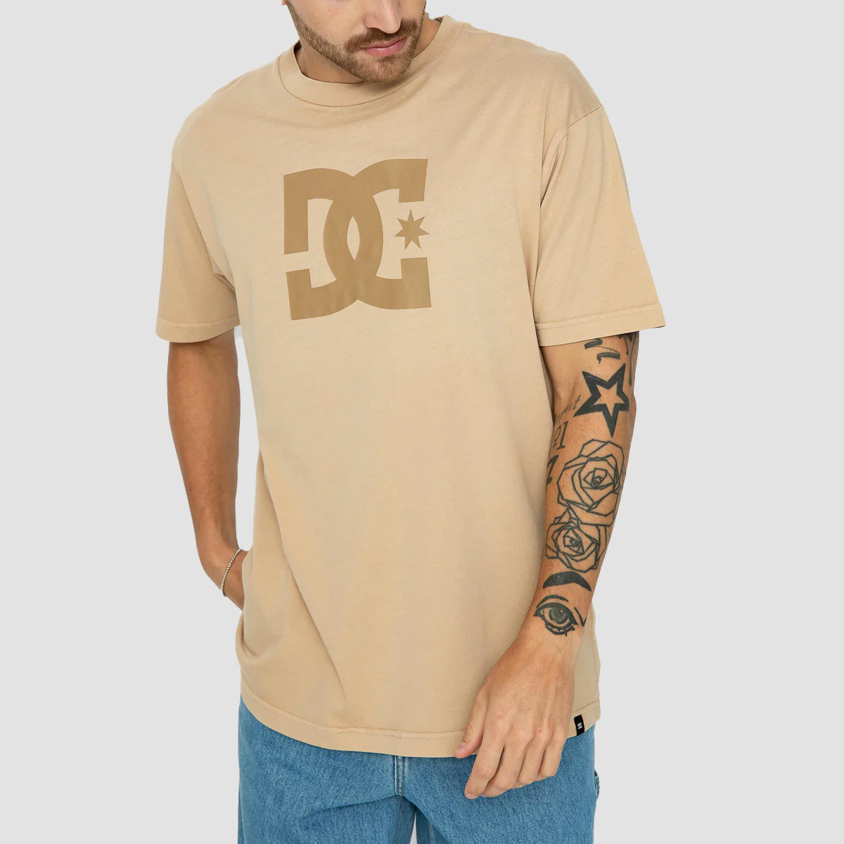 DC Star Pigment Dye T-Shirt Incense Enzyme Wash
