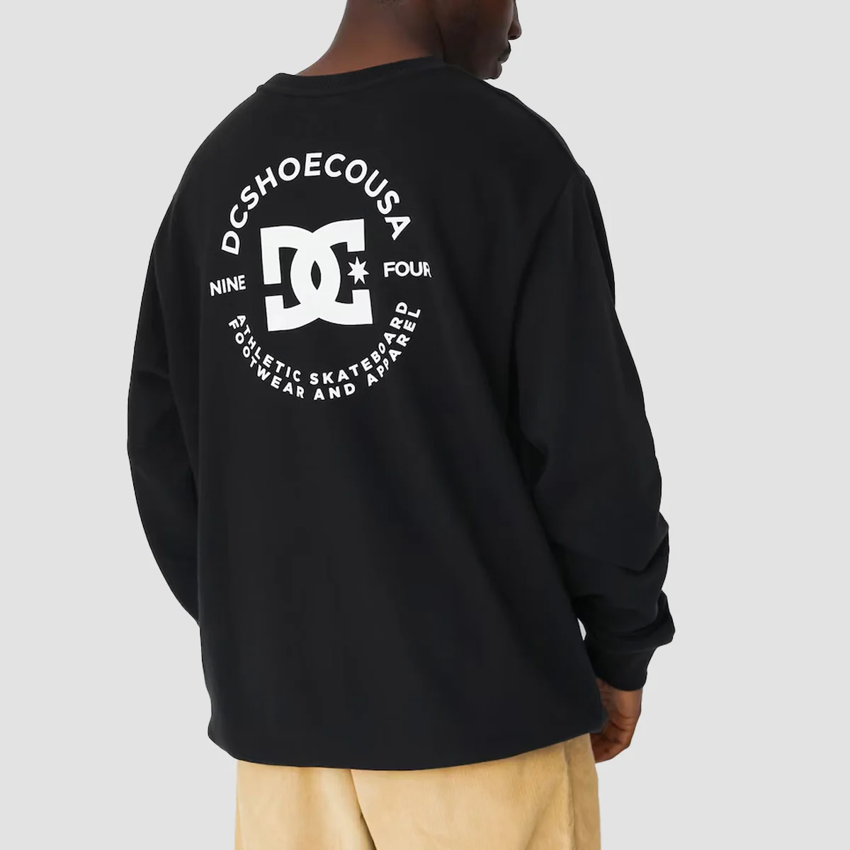 DC Star Pilot FB Crew Sweat Black - Image 2