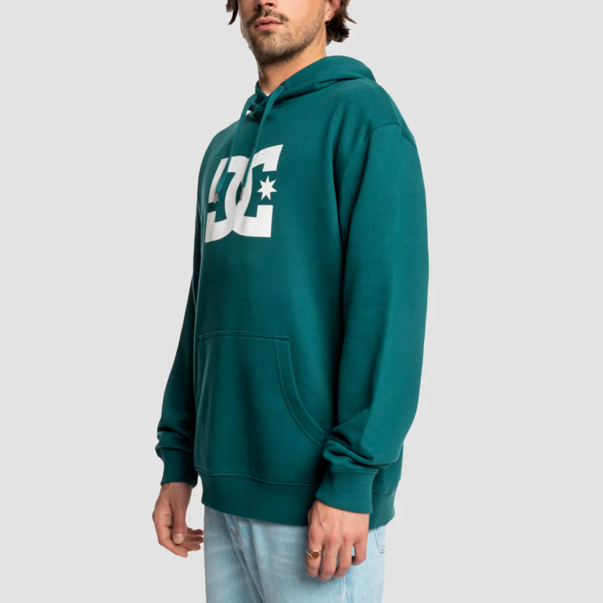 DC Star Pullover Hoodie Deep Teal - Image 2