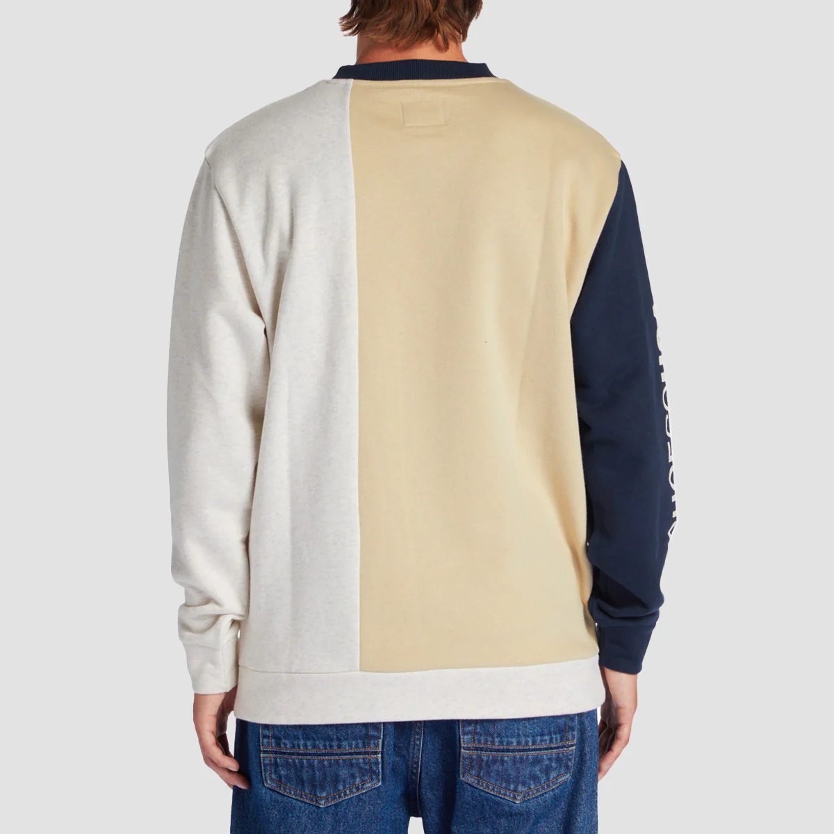 DC Static Crew Sweat Overcast Multi - Image 3