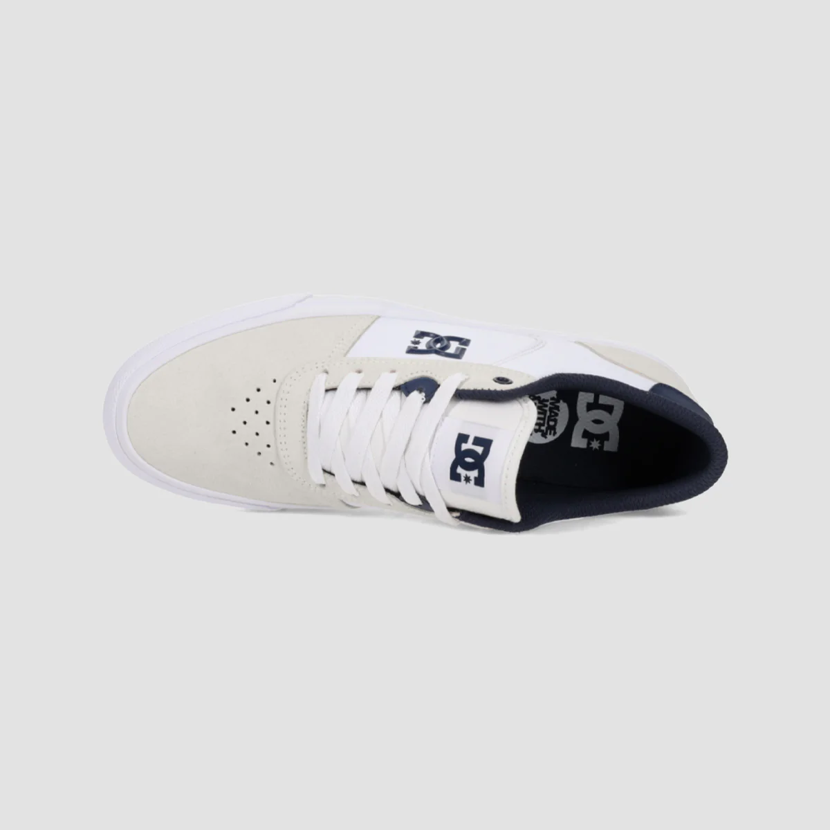 DC Teknic Shoes - White/Navy - Image 3