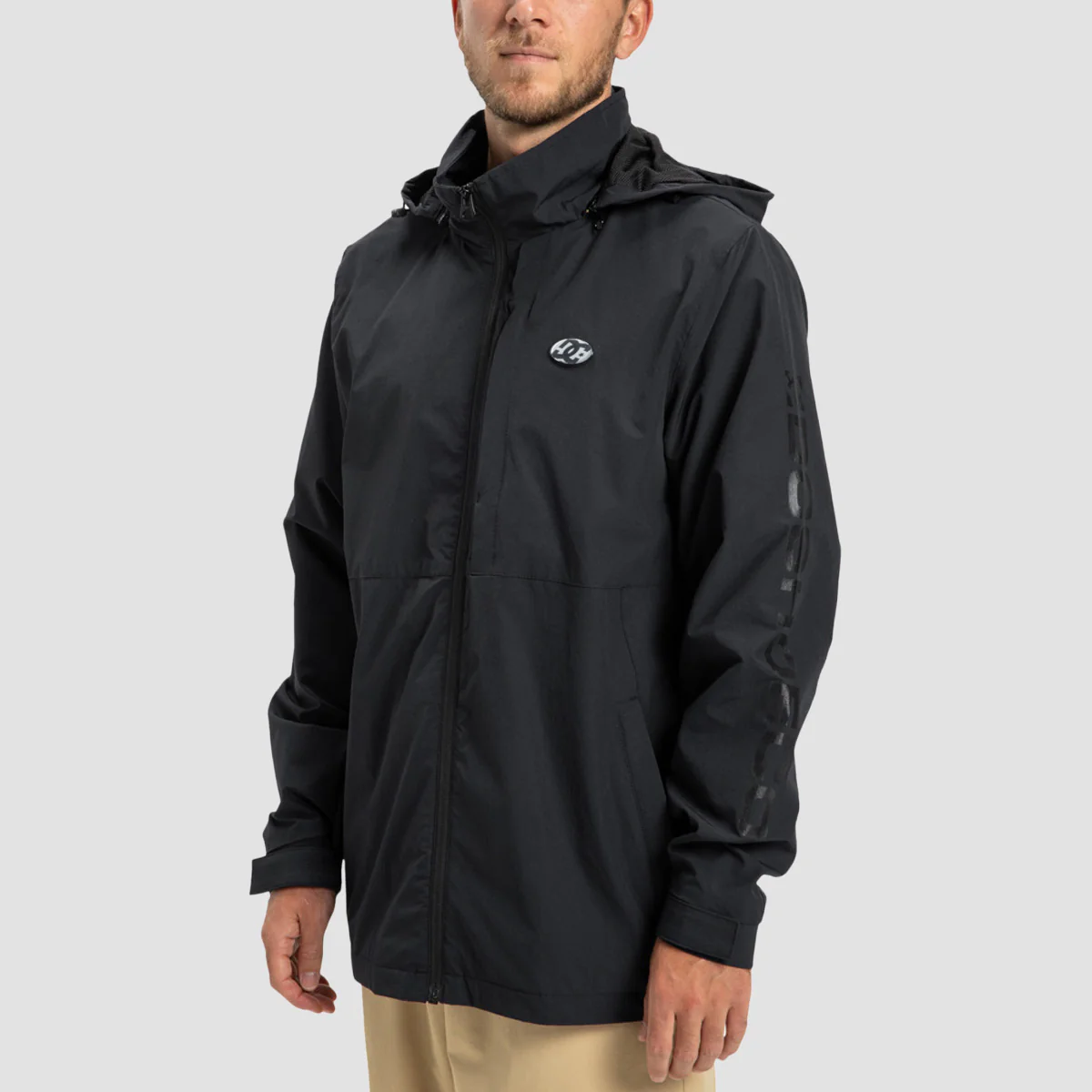 DC Tonic Hooded Windbreaker Jacket Black - Image 3