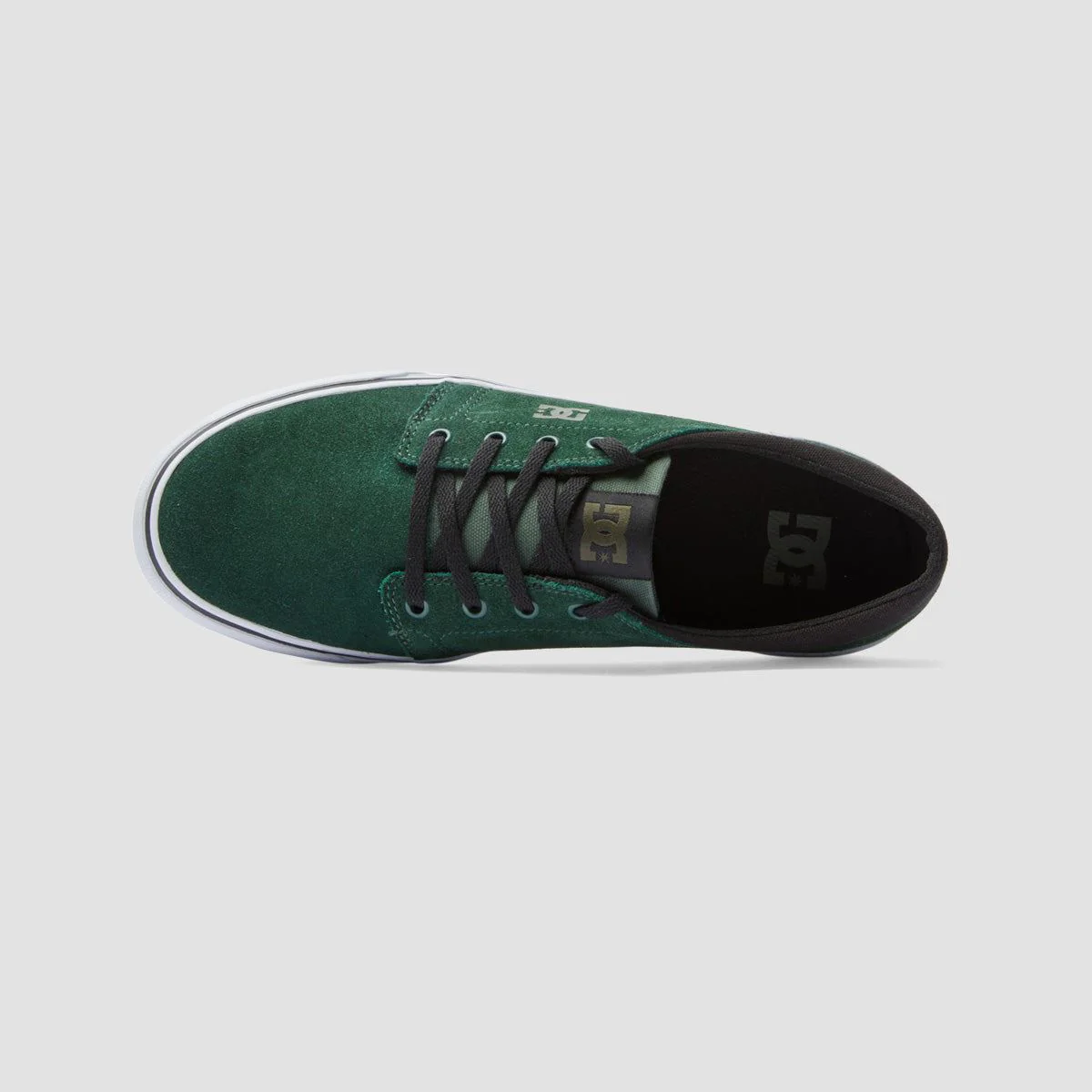 DC Trase SD Shoes - Dark Green/White - Image 3
