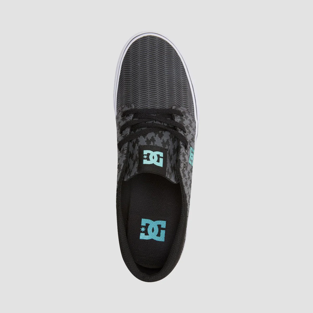 DC Trase TX SE Shoes - Black/Aqua - Image 2