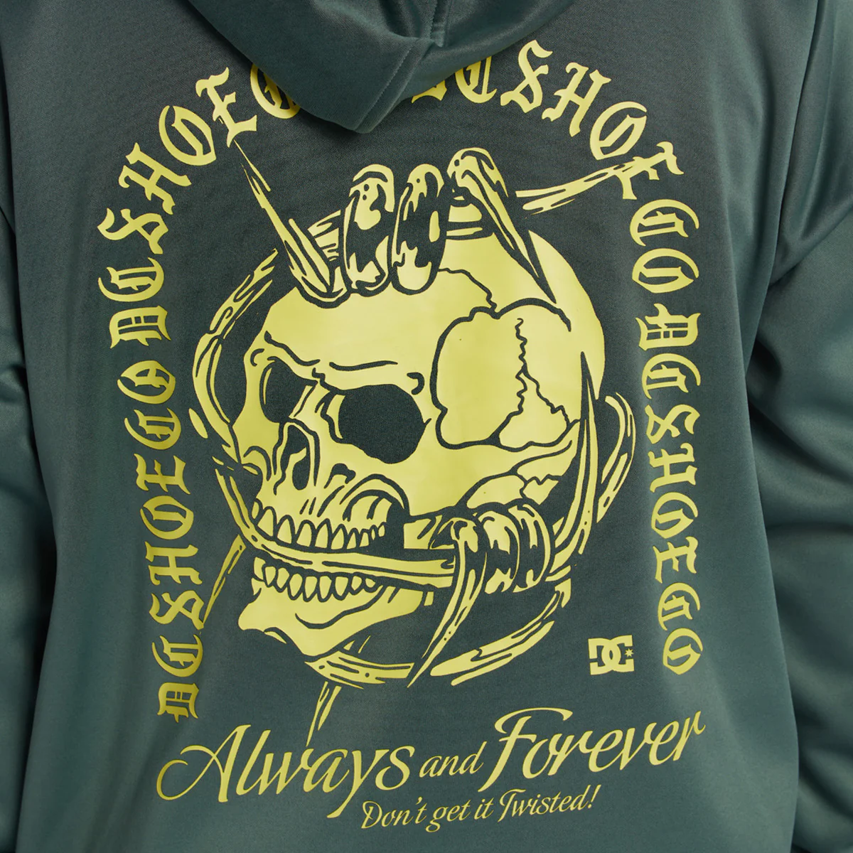 DC Twisted Snow Pullover Hood Dark Forest - Image 4
