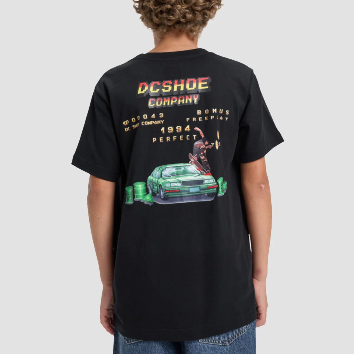 DC Two Bit T-Shirt Black - Kids - Image 2
