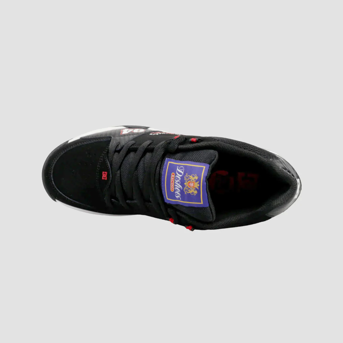 DC Versatile LE Shoes - Black/Black/Red - Image 2