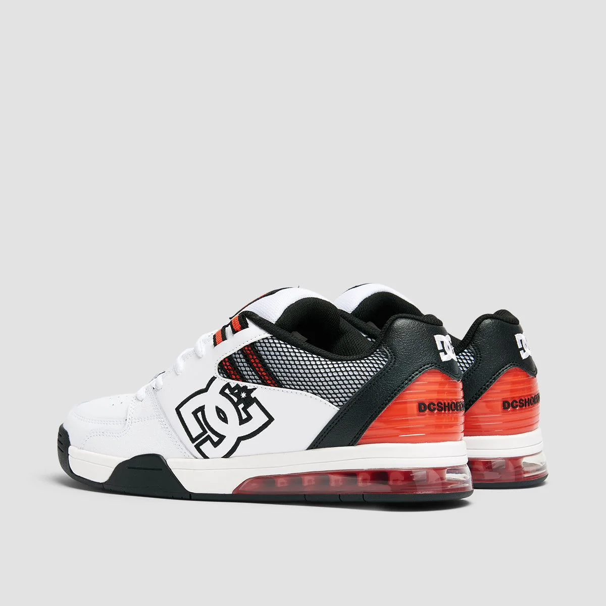 DC Versatile Shoes - White/Black/Red - Image 3