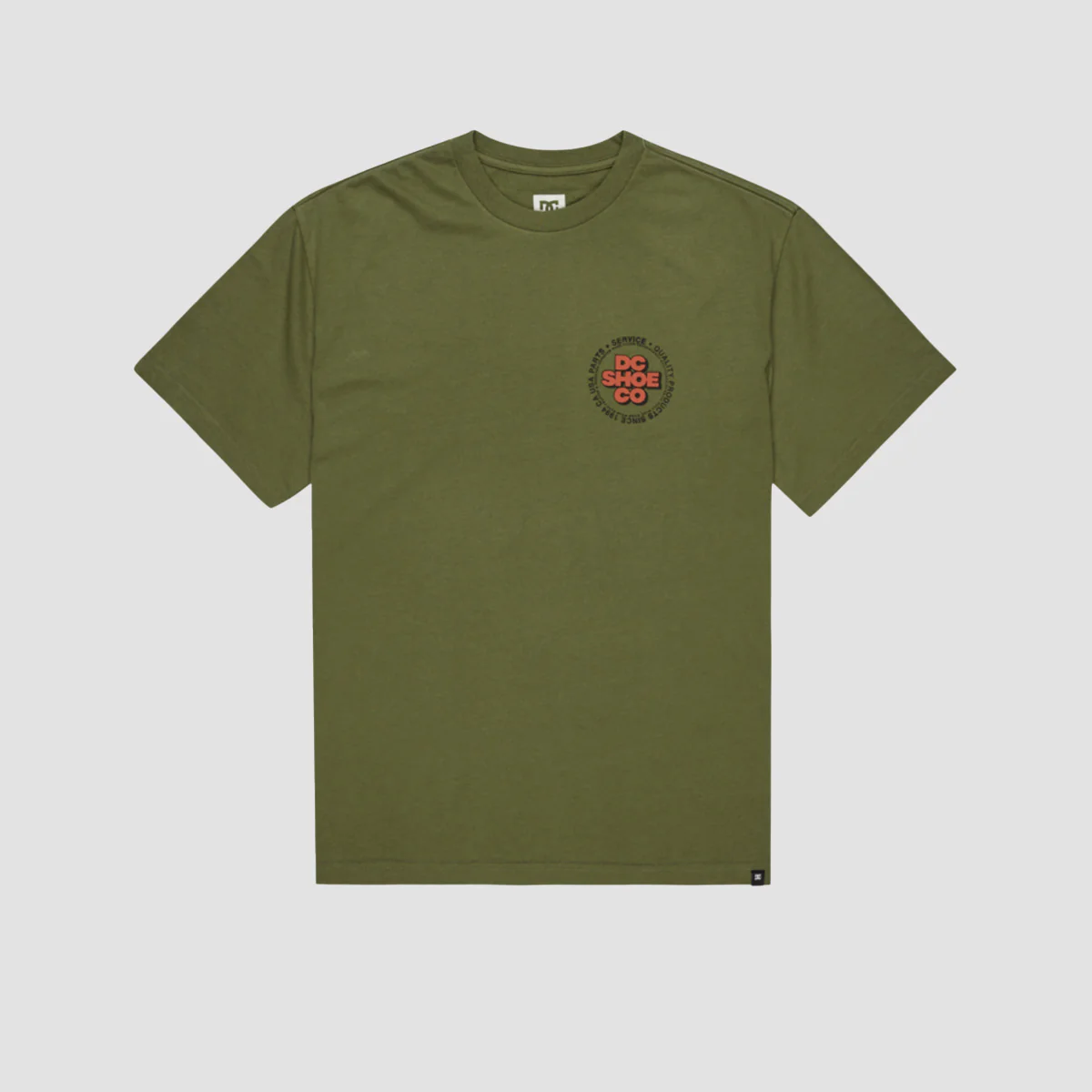 DC Work Circle T-Shirt Bronze Green