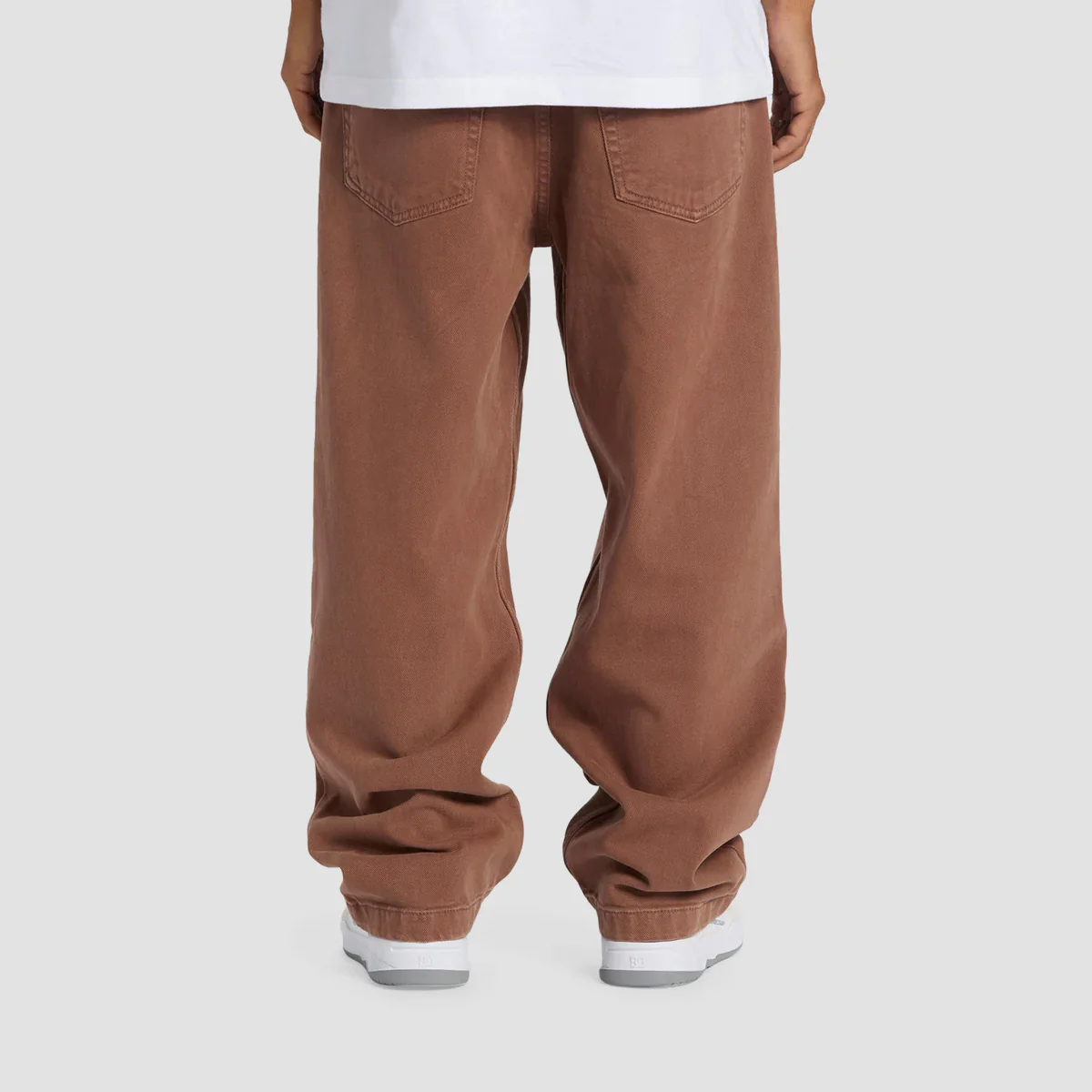 DC Worker Baggy Fit Jeans Plum Overdye - Image 3