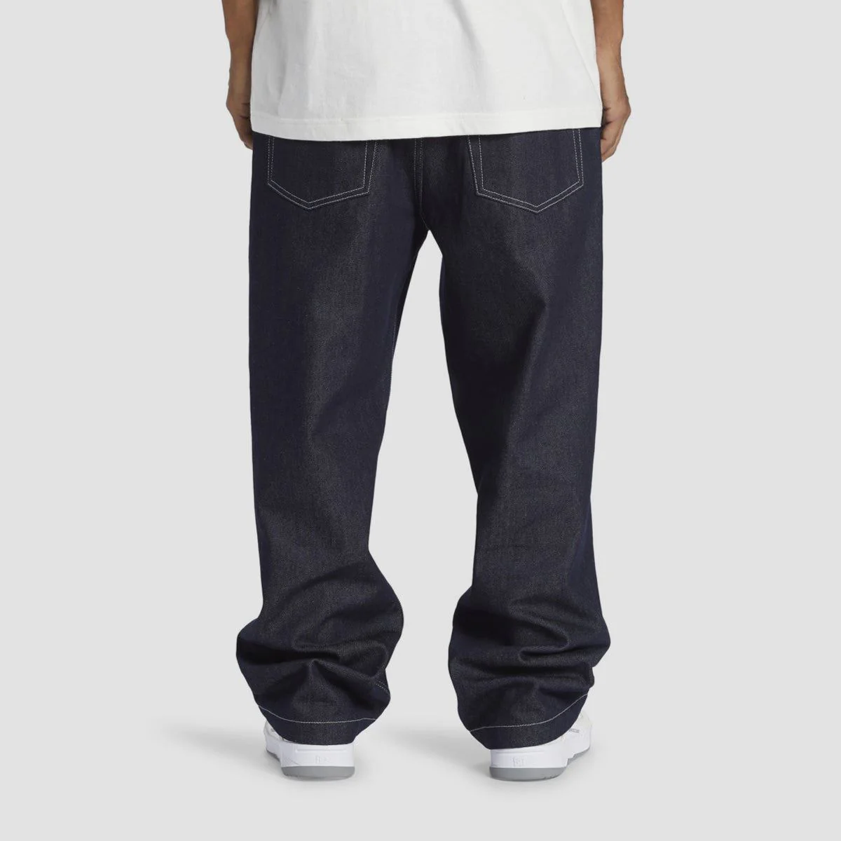 DC Worker Baggy Jeans Raw Indigo - Image 2
