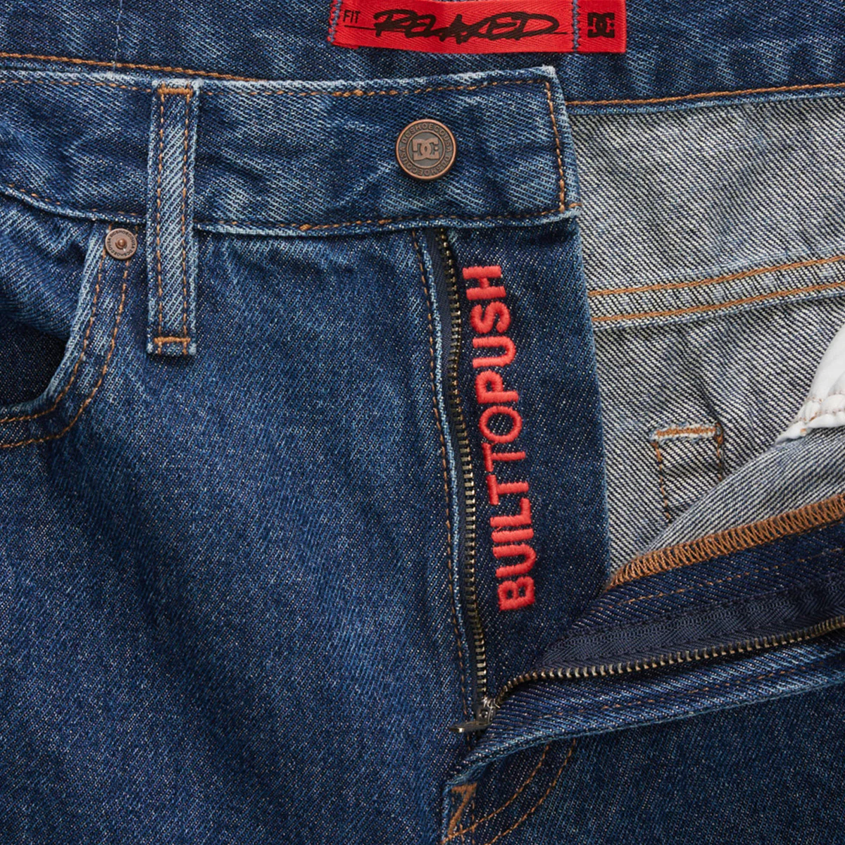 DC Worker Relaxed Fit Jeans Indigo Dark - Image 5