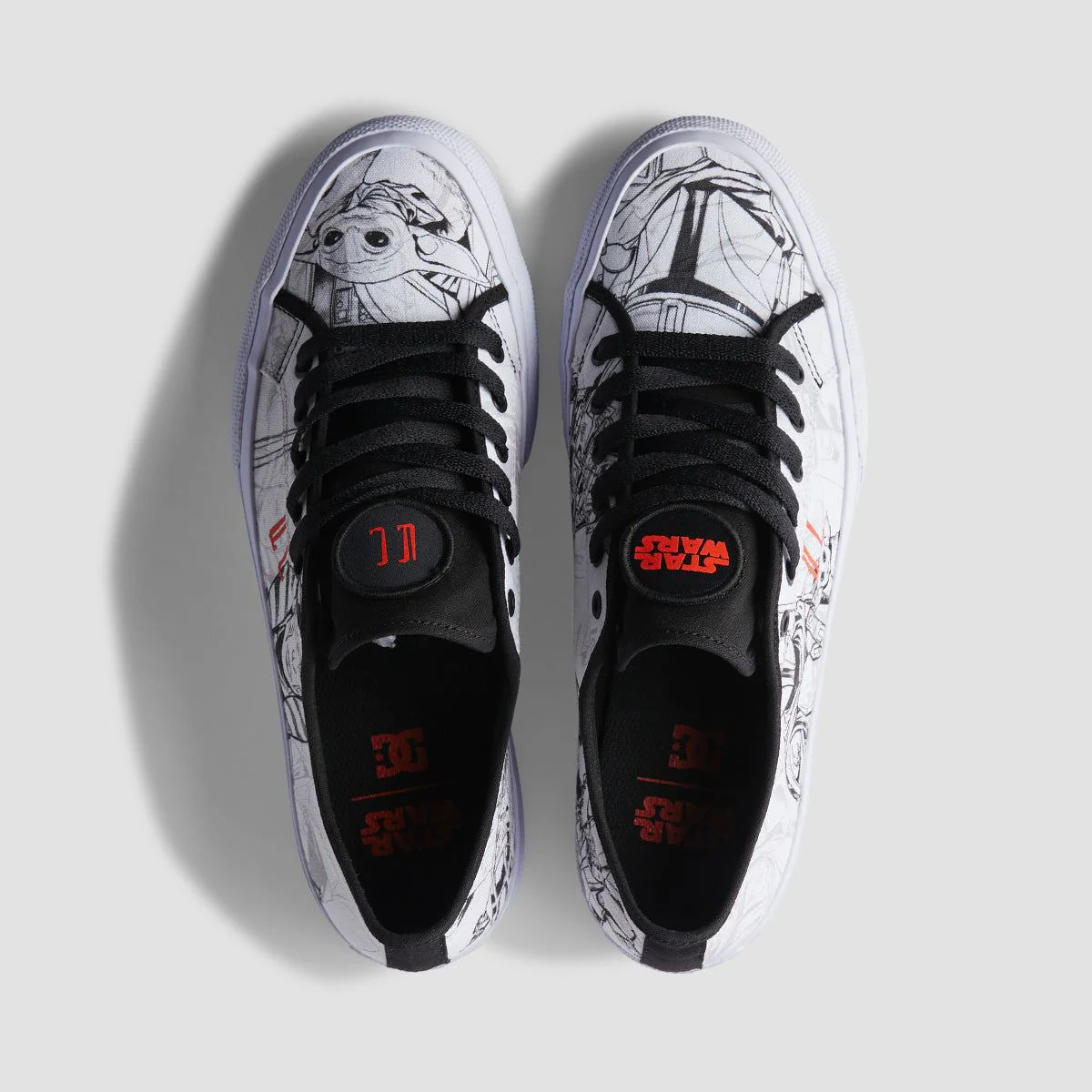 DC X Star Wars Manual Shoes - White/Black - Image 2