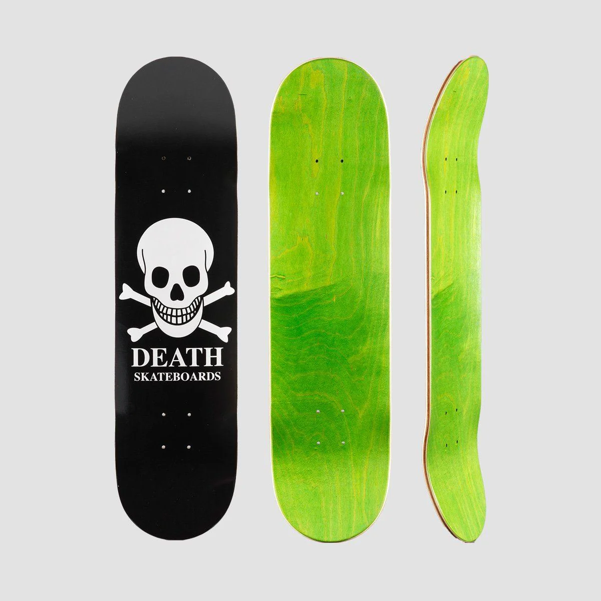 Death OG Skull Skateboard Deck Black - 8.1" - Image 2
