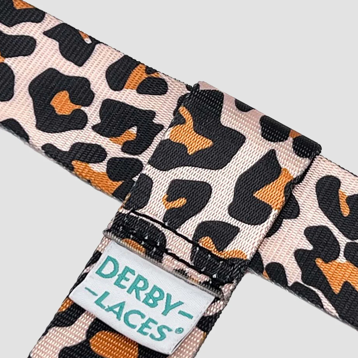 Derby Laces Skate Strap - Gear Leash Leopard 198cm - Image 2
