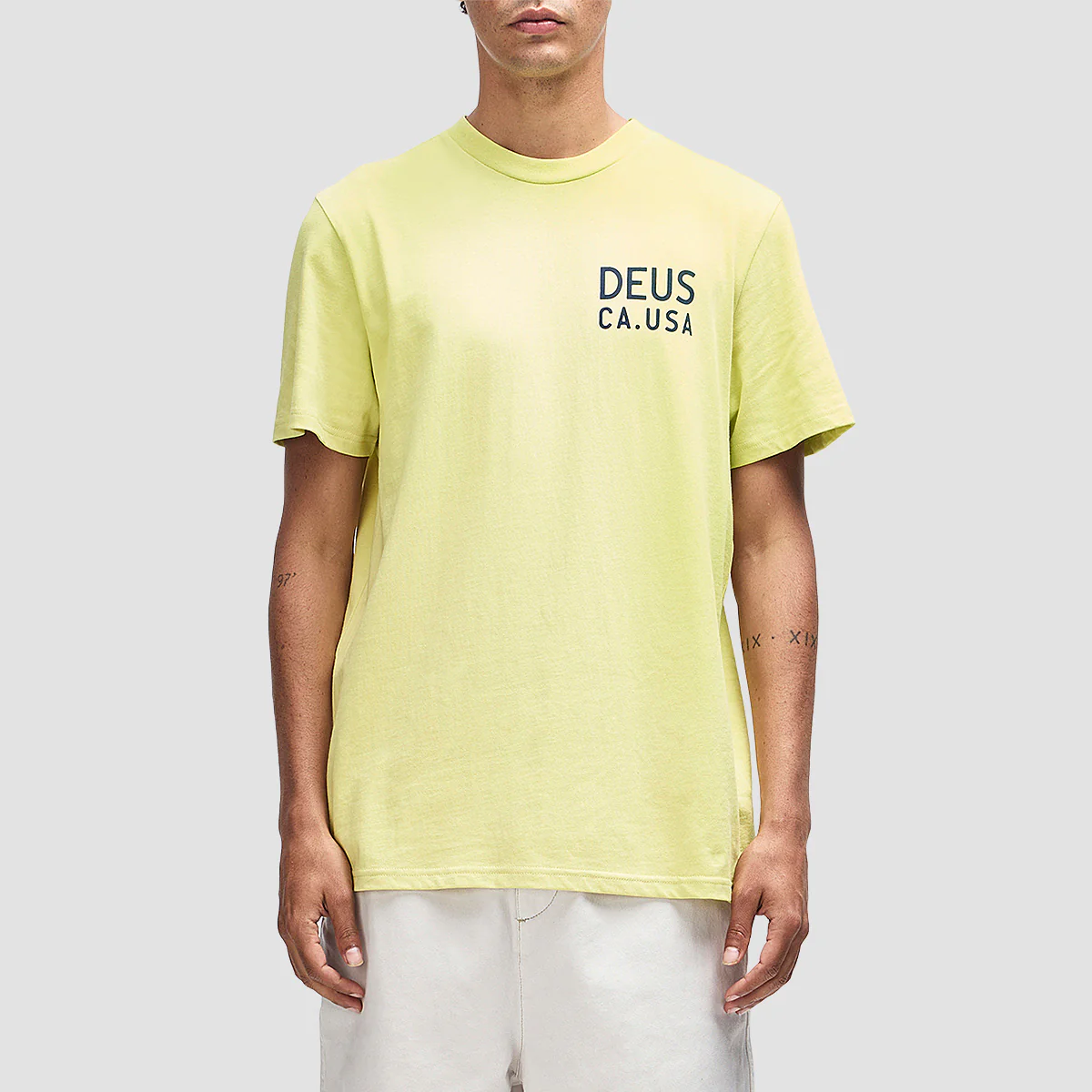 Deus Camber T-Shirt Canary Yellow - Image 2