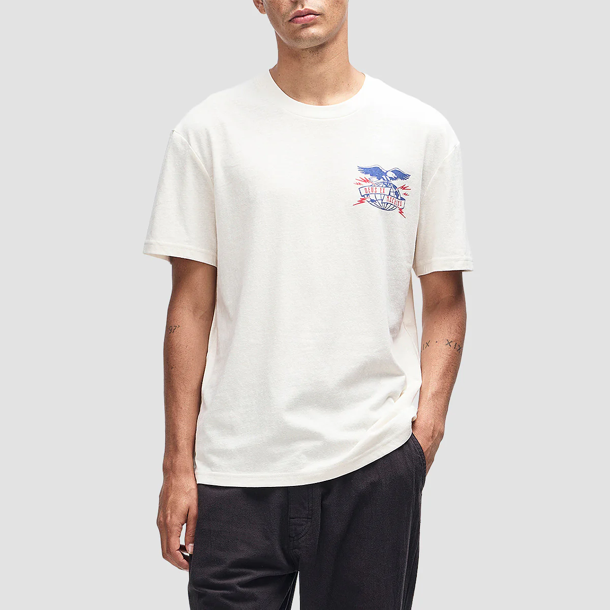 Deus Claw-Some Whizz T-Shirt Dirty White - Image 2