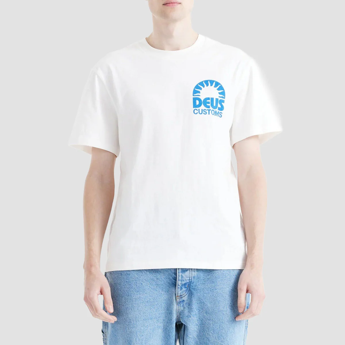 Deus Melodies T-Shirt Vintage White - Image 2